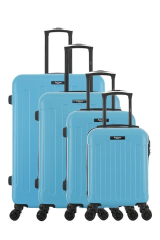 Set de 4 valises Concorde (XS/S/M/L) - 47/57,5/67/76,5 cm - Turquoise
