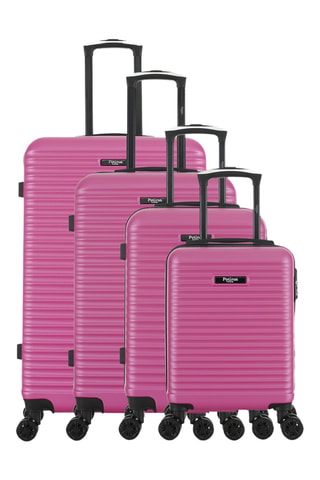 Set de 4 valises Montparnasse (XS/S/M/L) - 47/57,5/67/76,5 cm - Fuchsia