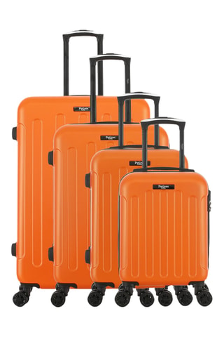Set de 4 valises Concorde (XS/S/M/L) - 47/57,5/67/76,5 cm - Orange