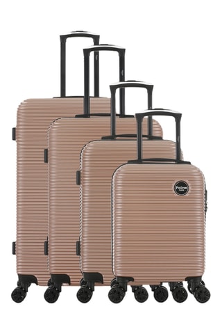 Set de 4 valises Opéra (XS/S/M/L) - 47/57,5/67/76,5 cm - Rose