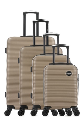Set de 4 valises Opéra (XS/S/M/L) - 47/57,5/67/76,5 cm - Beige