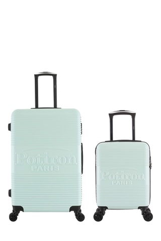 Valise cabine low-cost et valise grand volume Paris (XS/L) - 47/77,5 cm - Vert