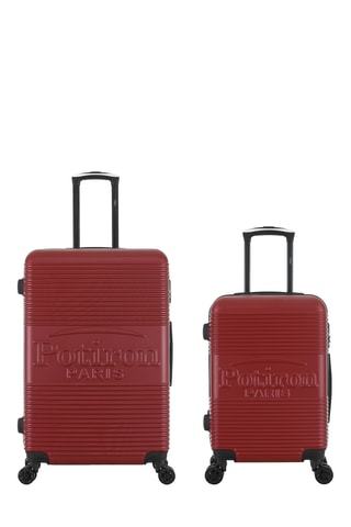 Valise cabine et valise grand volume Paris (S/L) - 57,5/77,5 cm - Bordeaux
