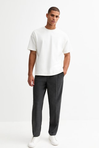 Pantalon relaxed - Gris foncé