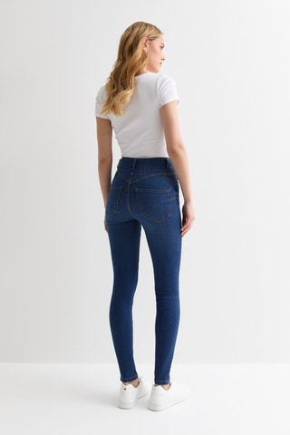 Jean taille haute - Bleu