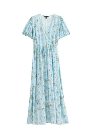 Robe portefeuille - Bleu clair