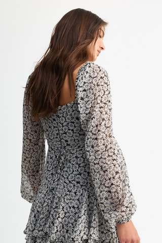 Robe volantée - Blanc