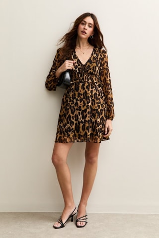 Robe patineuse - Marron