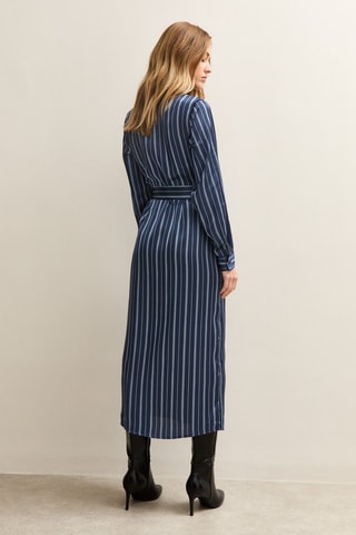 Robe chemise - Bleu foncé