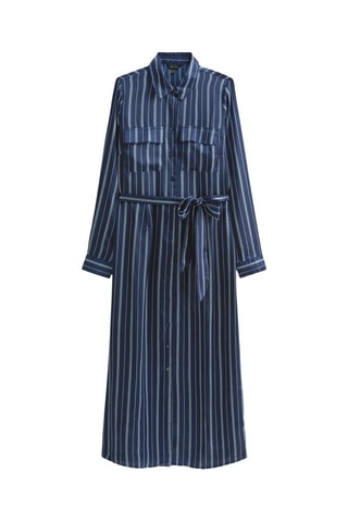 Robe chemise - Bleu foncé