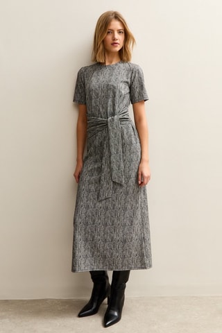 Robe midi - Gris