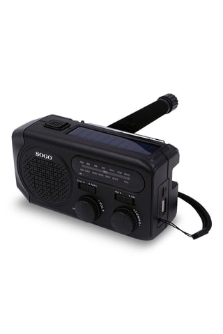 Oplaadbare Noodradio - Zonne-oplading en dynamo