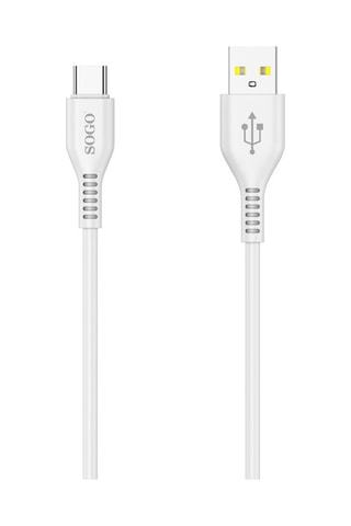 USB-kabel naar USB-C-kabel Wit
