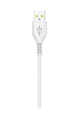 USB-kabel naar lightningkabel Wit