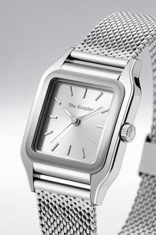 Montre à quartz en acier - Doré