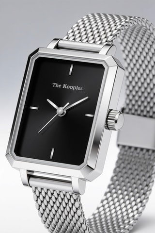 Montre à quartz en acier - Argenté