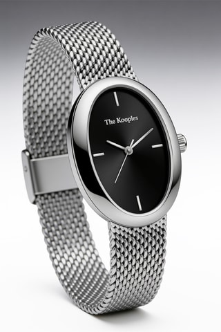Montre à quartz en acier - Argenté