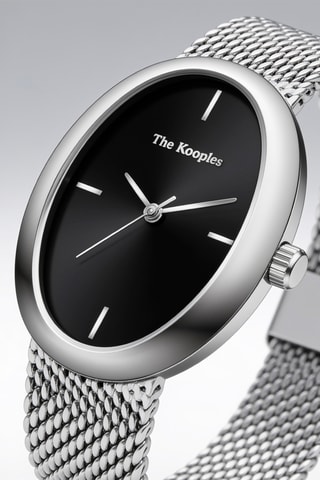 Montre à quartz en acier - Argenté