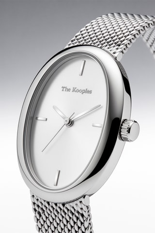 Montre à quartz en acier - Argenté