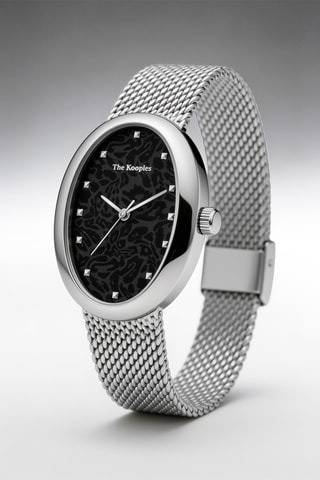 Montre à quartz en acier - Argenté