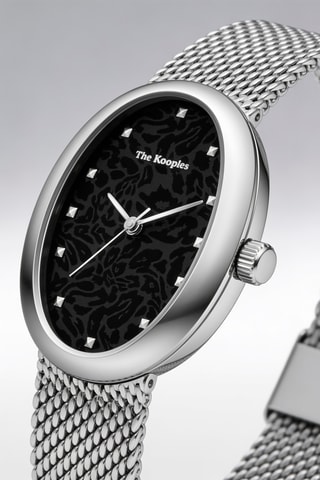 Montre à quartz en acier - Argenté