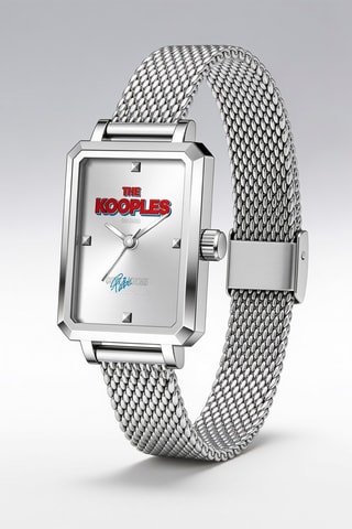 Montre à quartz en acier - Argenté