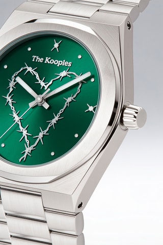 Montre à quartz en acier - Argenté