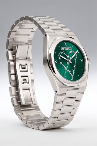 Montre à quartz en acier - Argenté