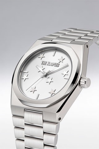 Montre à quartz en acier - Argenté