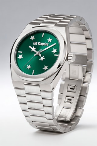 Montre STARS à quartz en acier - Argenté