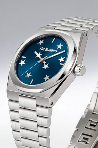 Montre à quartz en acier - Argenté