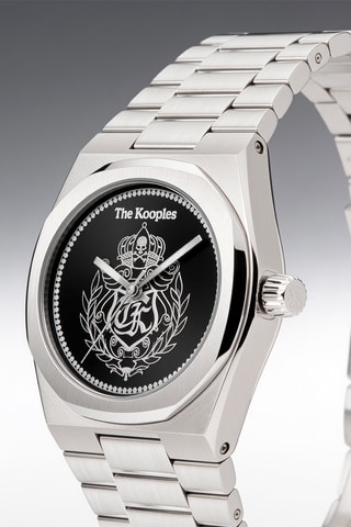 Montre à quartz en acier - Argenté