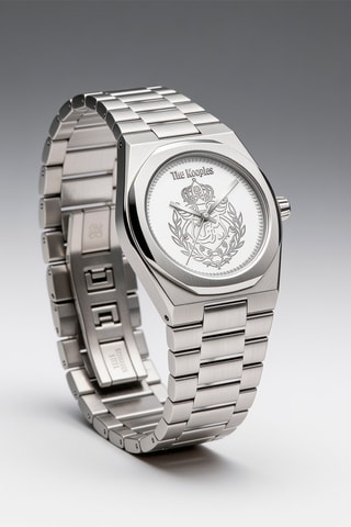 Montre à quartz en acier - Argenté