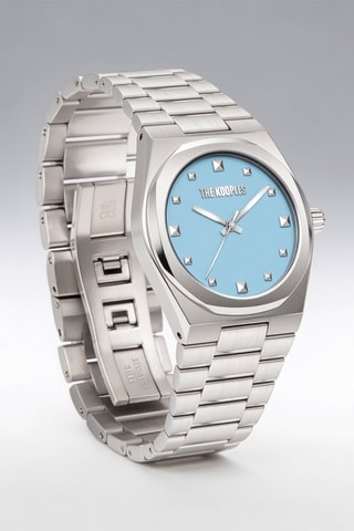 Montre à quartz en acier - Argenté