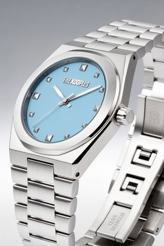 Montre à quartz en acier - Argenté