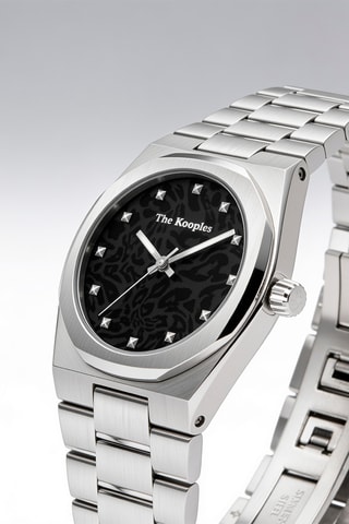 Montre à quartz en acier - Argenté