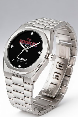 Montre à quartz en acier - Argenté