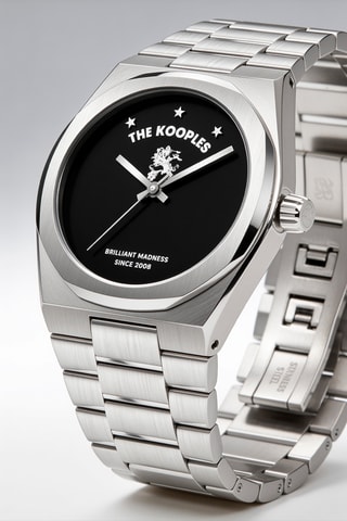 Montre à quartz en acier - Argenté