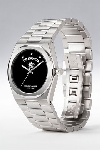 Montre à quartz en acier - Argenté