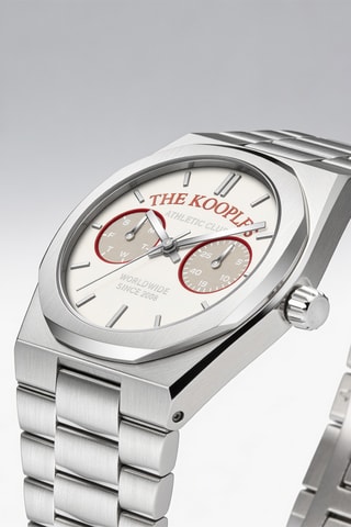 Montre à quartz en acier - Argenté