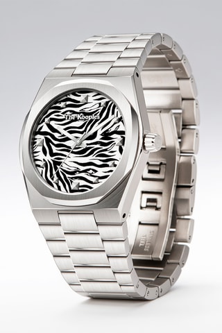 Montre à quartz en acier - Argenté