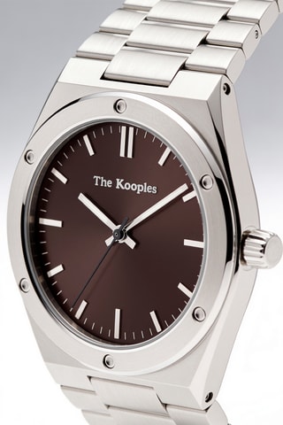 Montre à quartz en acier - Argenté
