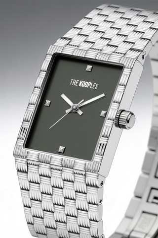 Montre à quartz en acier - Argenté
