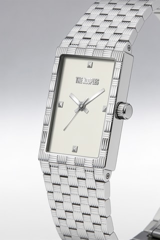 Montre à quartz en acier - Argenté