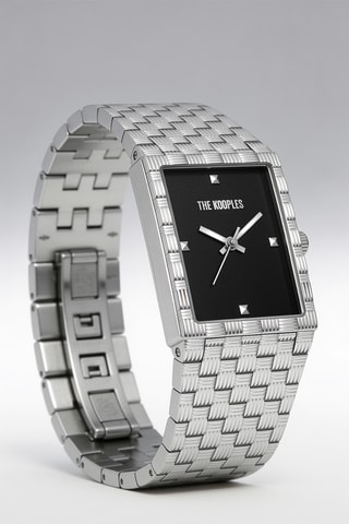 Montre à quartz en acier - Argenté