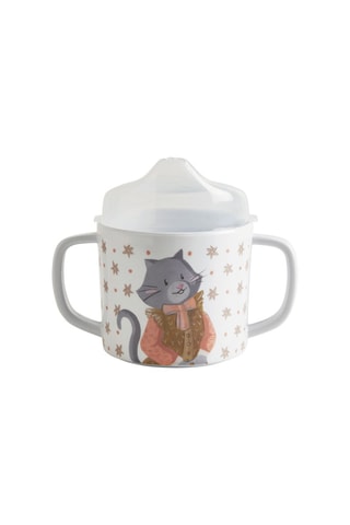 Vaso con pico y cuchara Petit Chat - 18 cl