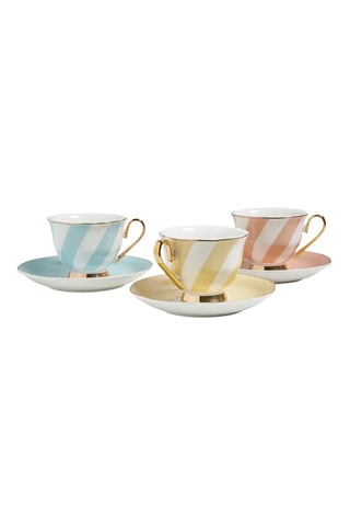 Juego de café de porcelana - 3 personas