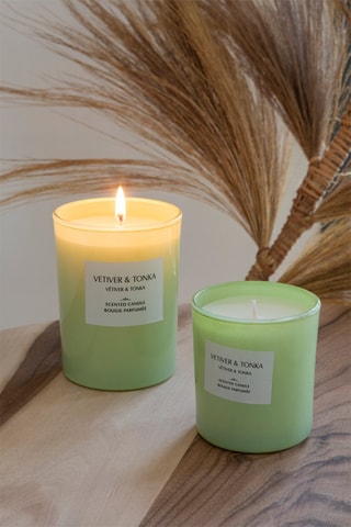 Vela perfumada - Vetiver y haba tonka