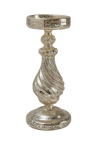 Portavelas con luz - 25 cm