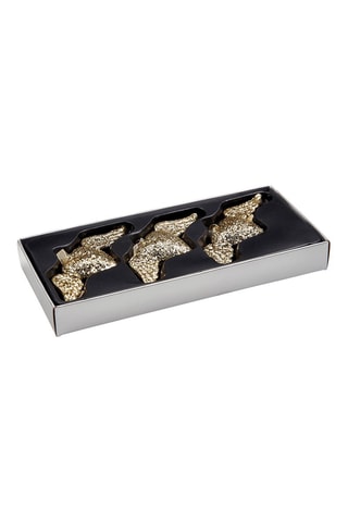3 corazones ex-voto - Dorado